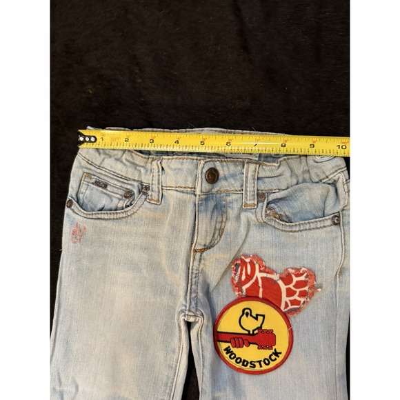 Joe's Jeans Toddler 5T Denim Hippie Woodstock‎ Handmade Reworked - Picture 10 of 11